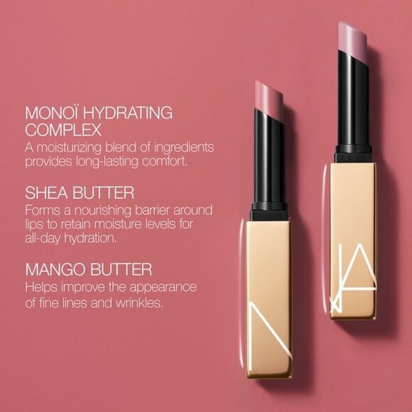 NARS Afterglow Sensual Shine Hydrating Lipstick BREATHLESS - Picture 6 of 8